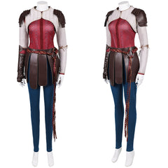 How to Train Your Dragon(2025) Astrid Tenue de Gilet Rouge Cosplay Costume