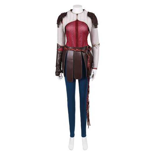 How to Train Your Dragon(2025) Astrid Tenue de Gilet Rouge Cosplay Costume