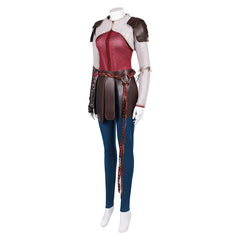 How to Train Your Dragon(2025) Astrid Tenue de Gilet Rouge Cosplay Costume