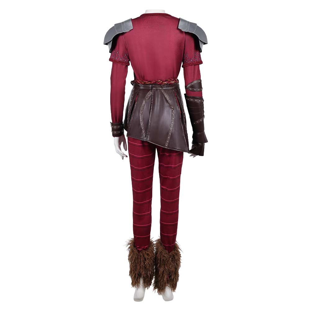 How to Train Your Dragon(2025) Astrid Tenue Rouge Cosplay Costume