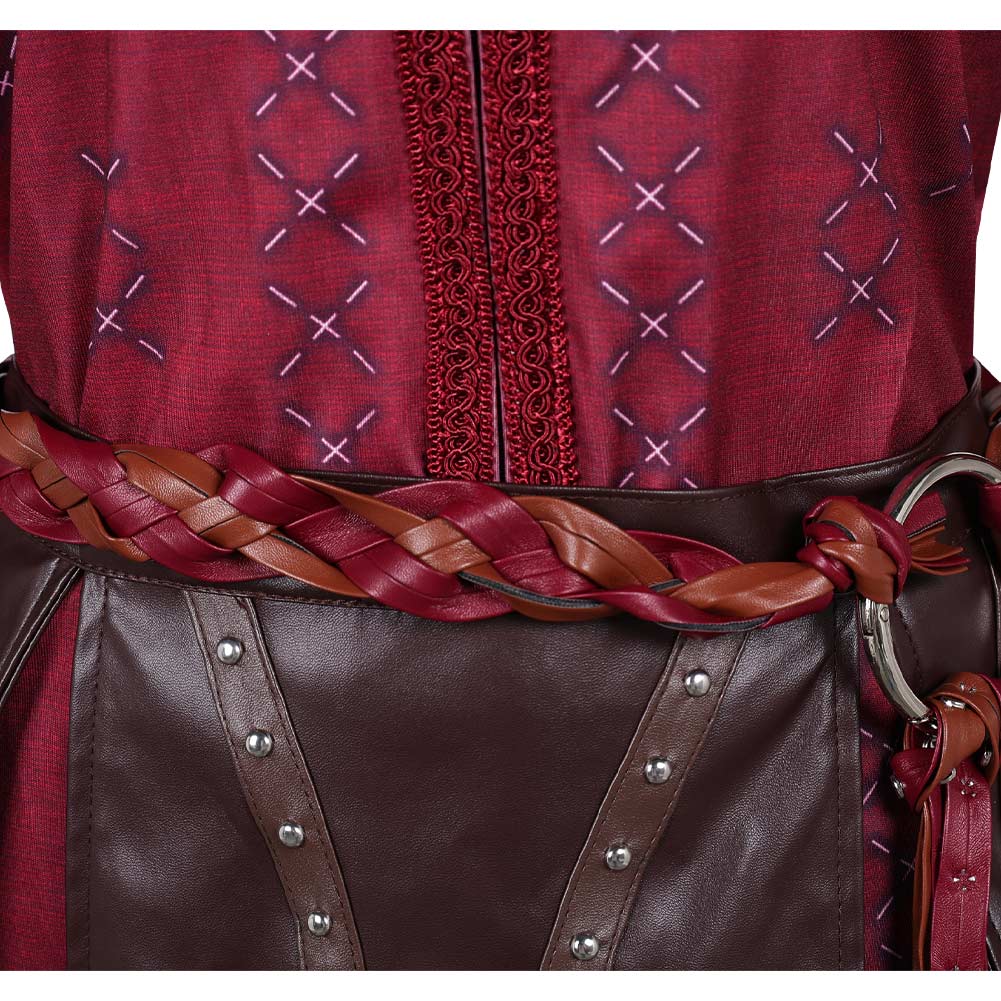 How to Train Your Dragon(2025) Astrid Tenue Rouge Cosplay Costume