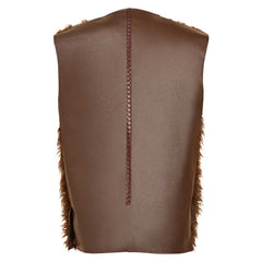 How to Train Your Dragon(2025) Hiccup Gilet en Peluche Marron Cosplay Costume