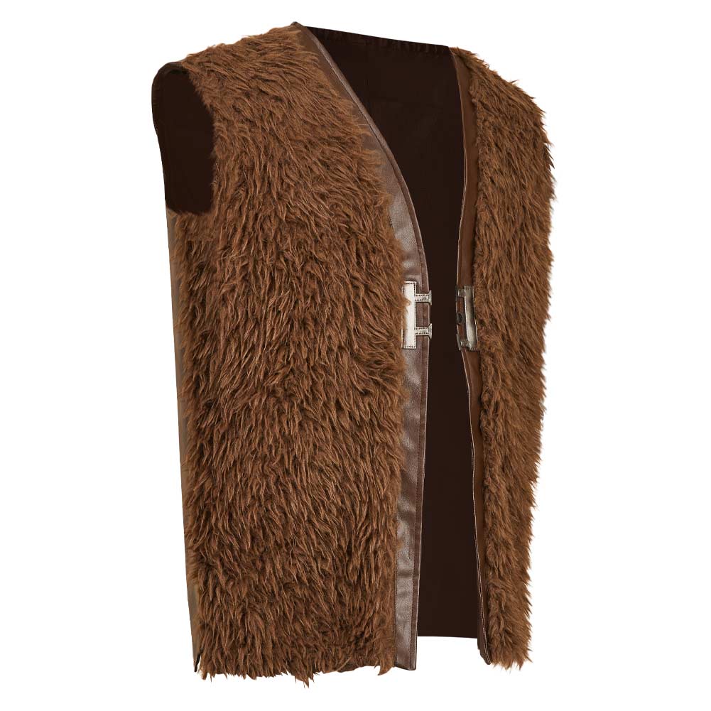 How to Train Your Dragon(2025) Hiccup Gilet en Peluche Marron Cosplay Costume