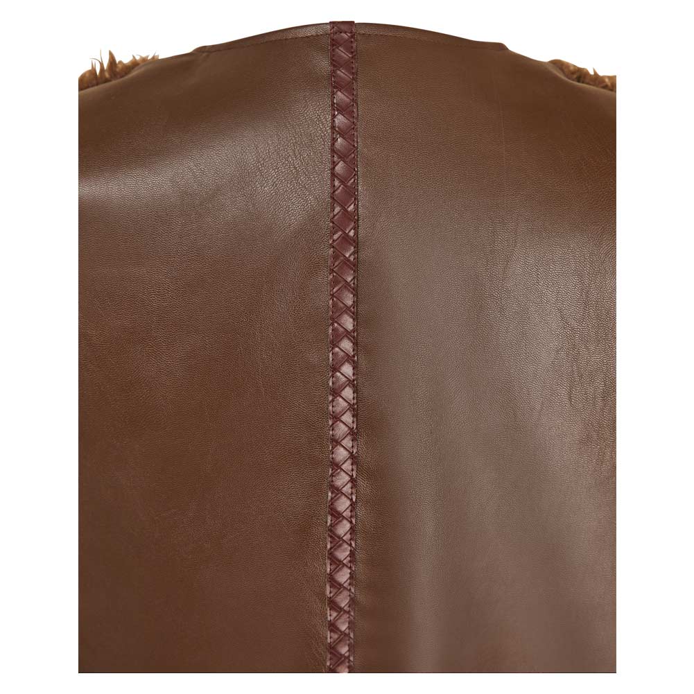 How to Train Your Dragon(2025) Hiccup Gilet en Peluche Marron Cosplay Costume