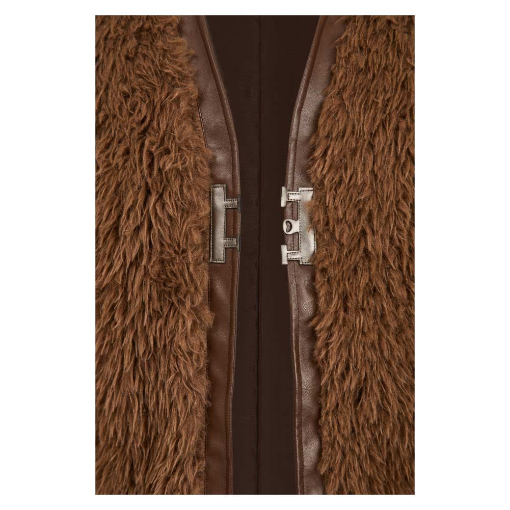 How to Train Your Dragon(2025) Hiccup Gilet en Peluche Marron Cosplay Costume