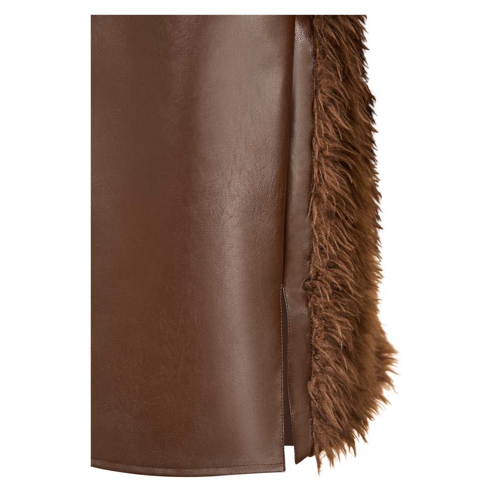 How to Train Your Dragon(2025) Hiccup Gilet en Peluche Marron Cosplay Costume