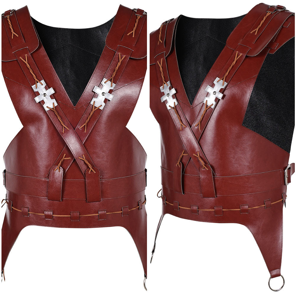 How to Train Your Dragon(2025) Hiccup Gilet Marron Cosplay Costume