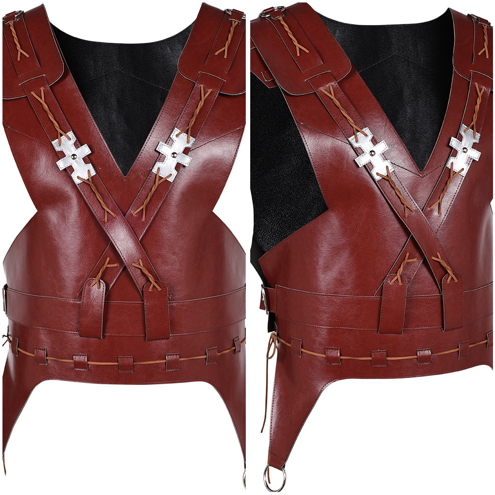 How to Train Your Dragon(2025) Hiccup Gilet Marron Cosplay Costume