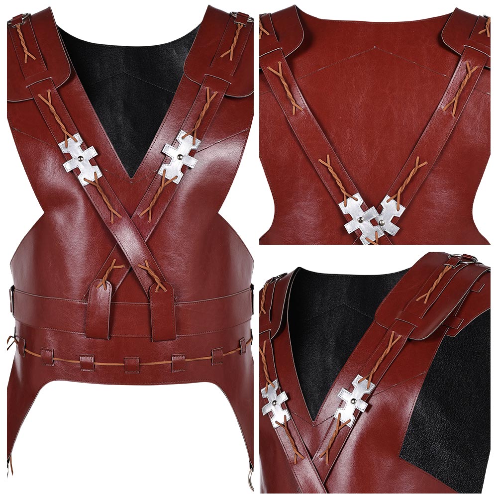 How to Train Your Dragon(2025) Hiccup Gilet Marron Cosplay Costume
