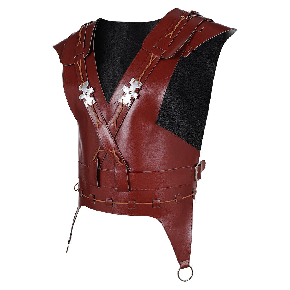 How to Train Your Dragon(2025) Hiccup Gilet Marron Cosplay Costume