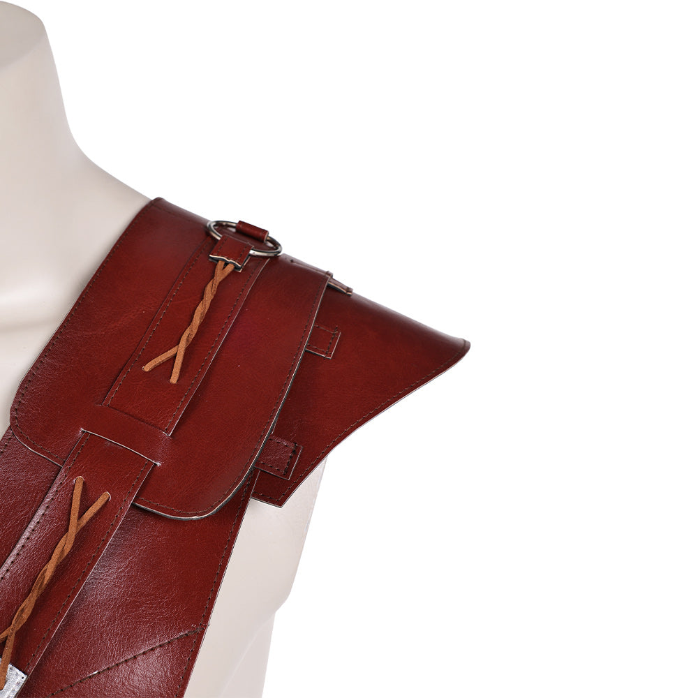 How to Train Your Dragon(2025) Hiccup Gilet Marron Cosplay Costume