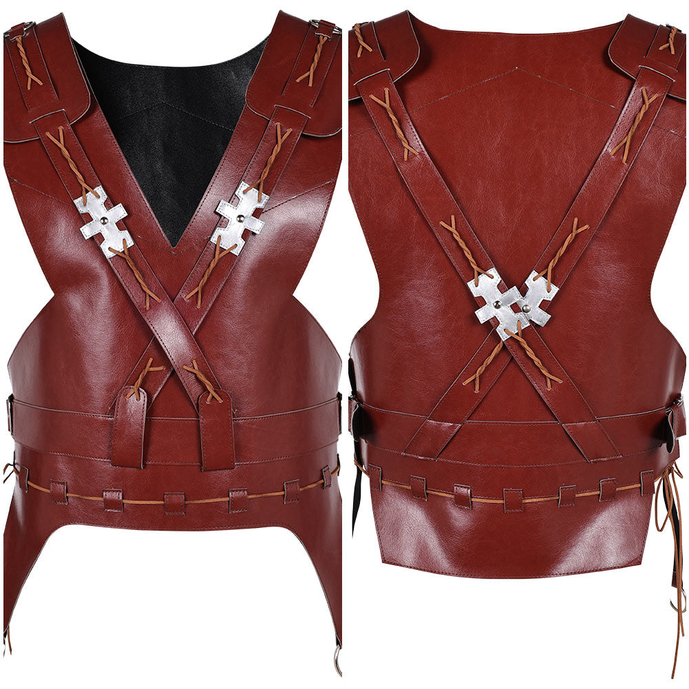 How to Train Your Dragon(2025) Hiccup Gilet Marron Cosplay Costume