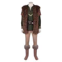 How to Train Your Dragon(2025) Hiccup Tenue Verte de Gilet Cosplay Costume