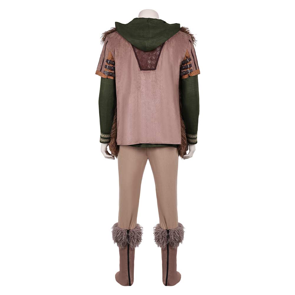 How to Train Your Dragon(2025) Hiccup Tenue Verte de Gilet Cosplay Costume