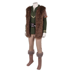 How to Train Your Dragon(2025) Hiccup Tenue Verte de Gilet Cosplay Costume