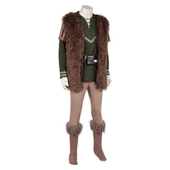 How to Train Your Dragon(2025) Hiccup Tenue Verte de Gilet Cosplay Costume