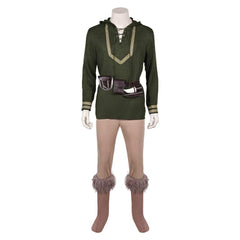 How to Train Your Dragon(2025) Hiccup Tenue Verte de Gilet Cosplay Costume