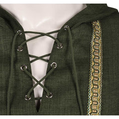 How to Train Your Dragon(2025) Hiccup Tenue Verte de Gilet Cosplay Costume