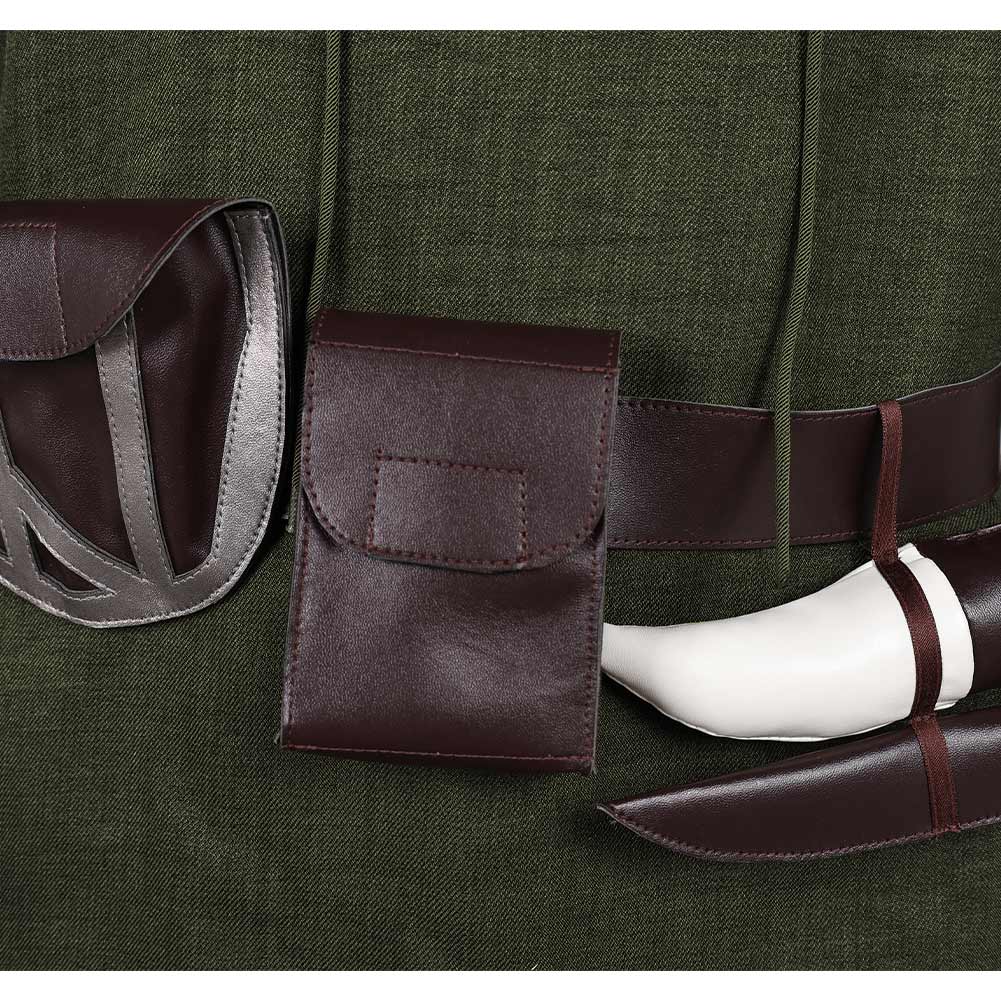 How to Train Your Dragon(2025) Hiccup Tenue Verte de Gilet Cosplay Costume