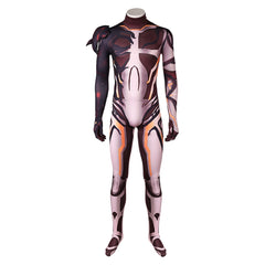 Human Torch Negative Zone Gladiator Combinaison Brune Cosplay Costume