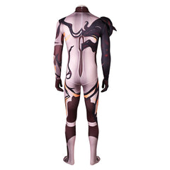 Human Torch Negative Zone Gladiator Combinaison Brune Cosplay Costume