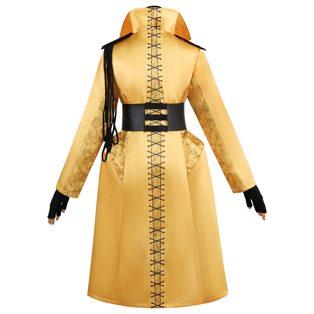 Hunger Games: L'Aurore de la Moisson(2026) Drusilla Robe Jaune Cosplay Costume