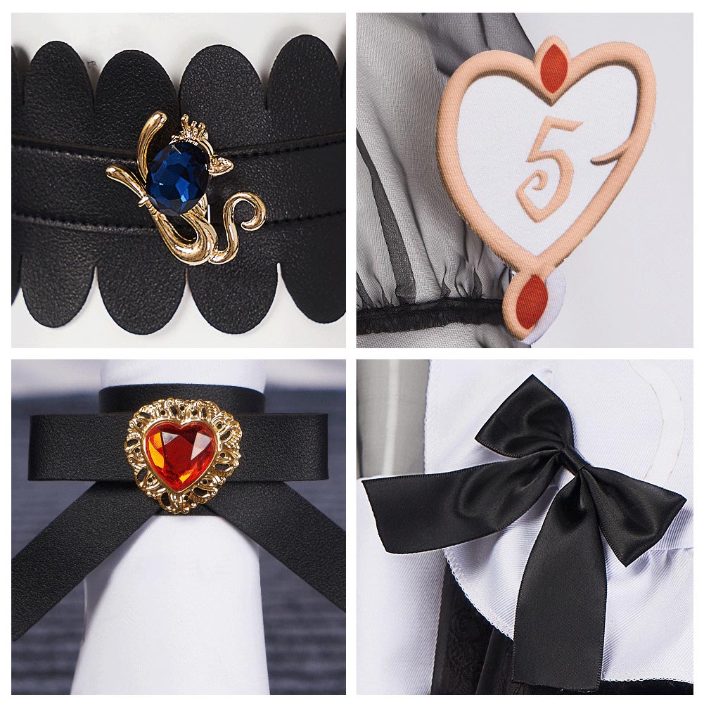 Identity V Priestess Crimson Robe Noire Cosplay Costume