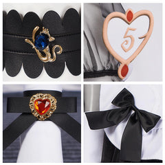 Identity V Priestess Crimson Robe Noire Cosplay Costume