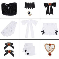 Identity V Priestess Crimson Robe Noire Cosplay Costume