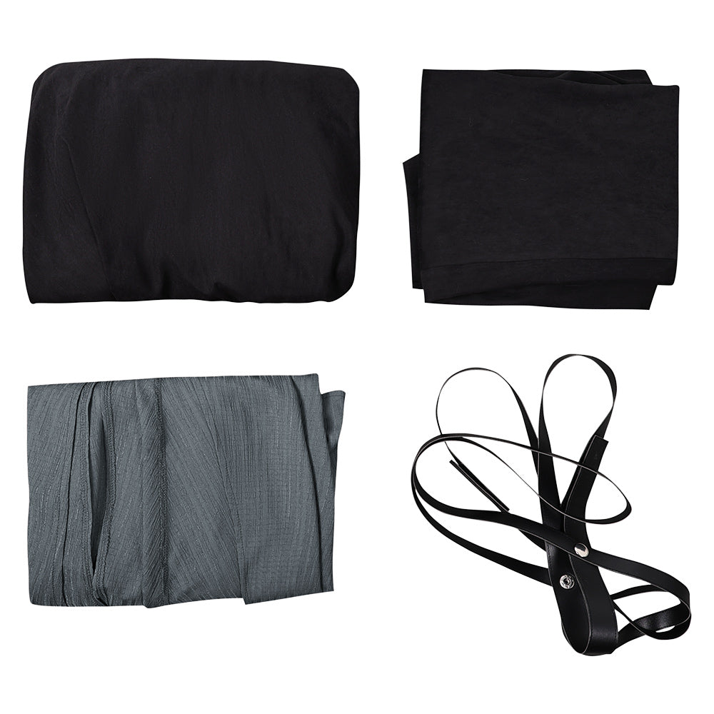 In the Lost Lands(2025) Gray Alys Tenue Noire et Grise Cosplay Costume