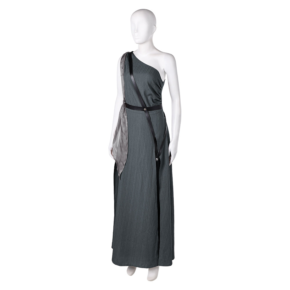 In the Lost Lands(2025) Gray Alys Tenue Noire et Grise Cosplay Costume