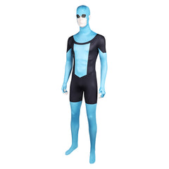 Invincible Saison 3(2025) Mark Grayson Combinaison Noire et Bleue Cosplay Costume