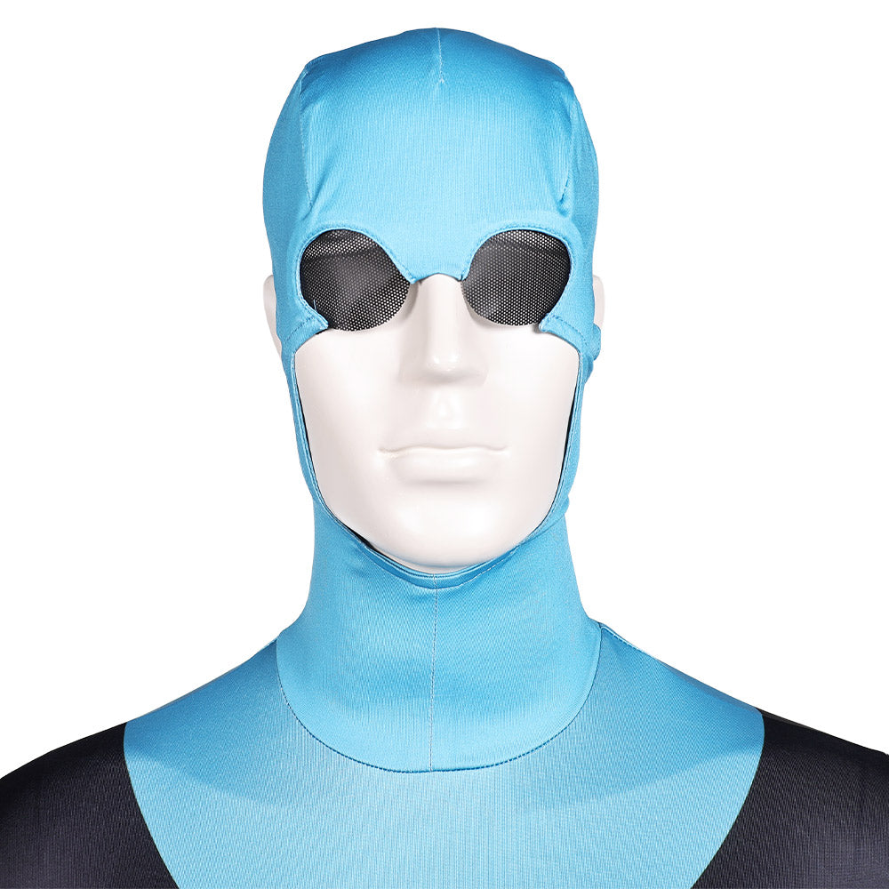 Invincible Saison 3(2025) Mark Grayson Combinaison Noire et Bleue Cosplay Costume