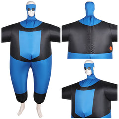 Invincible Saison 3(2025) Mark Grayson Gonflable Combinaison Noire et Bleue Cosplay Costume