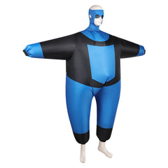 Invincible Saison 3(2025) Mark Grayson Gonflable Combinaison Noire et Bleue Cosplay Costume