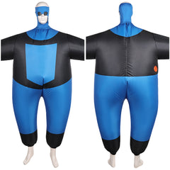 Invincible Saison 3(2025) Mark Grayson Gonflable Combinaison Noire et Bleue Cosplay Costume