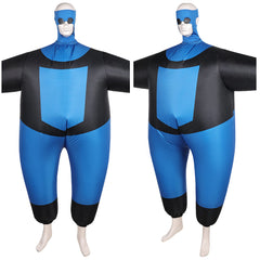 Invincible Saison 3(2025) Mark Grayson Gonflable Combinaison Noire et Bleue Cosplay Costume