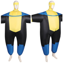 Invincible Saison 3(2025) Mark Grayson Gonflable Combinaison Noire et Jaune Cosplay Costume
