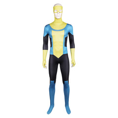 Invincible Saison 3(2025) Mark Grayson Tenue Jaune et Bleue Cosplay Costume