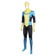 Invincible Saison 3(2025) Mark Grayson Tenue Jaune et Bleue Cosplay Costume