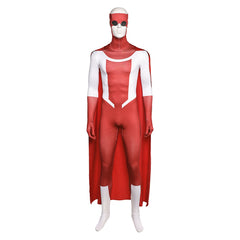 Invincible Saison 3(2025) Mark Grayson Tenue Rouge et Blanche Cosplay Costume