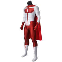 Invincible Saison 3(2025) Omni-Man Nolan Tenue Rouge et Blanche Cosplay Costume