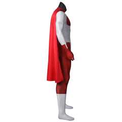 Invincible Saison 3(2025) Omni-Man Nolan Tenue Rouge et Blanche Cosplay Costume