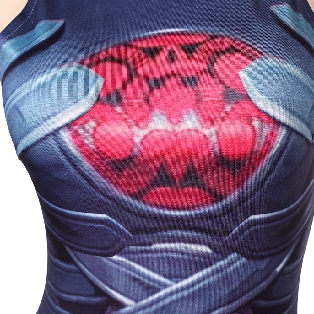 Invisible Woman Maillot de Bain Malice One Pièce Cosplay Costume