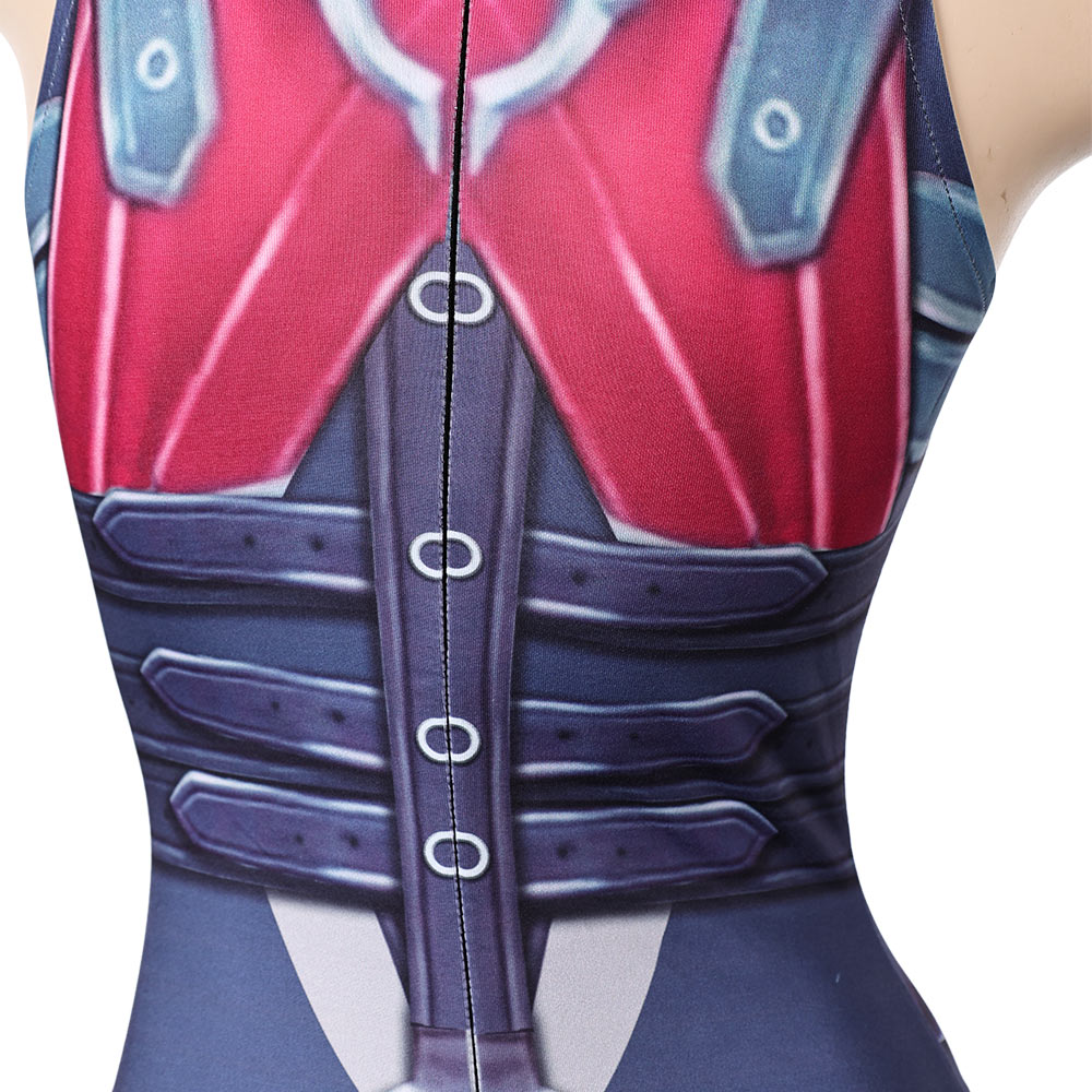 Invisible Woman Maillot de Bain Malice One Pièce Cosplay Costume