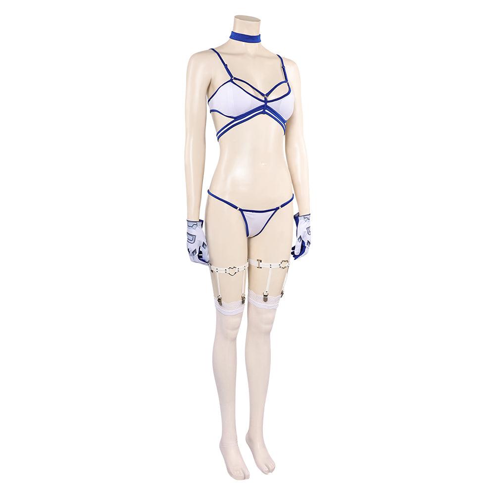 Invisible Woman Susan Storm Maillot de Bain Bikini Cosplay Costume