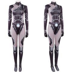Invisible Woman Susan Storm Tenue Noire Cosplay Costume