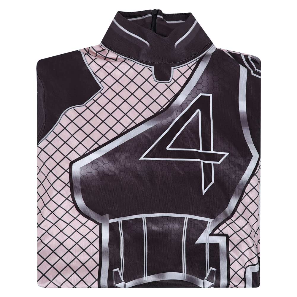 Invisible Woman Susan Storm Tenue Noire Cosplay Costume