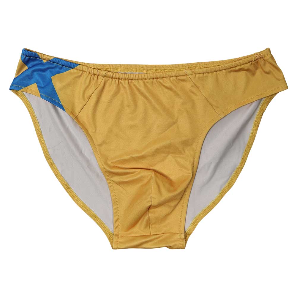 Iron Fist Maillot de Bain Jaune Cosplay Costume