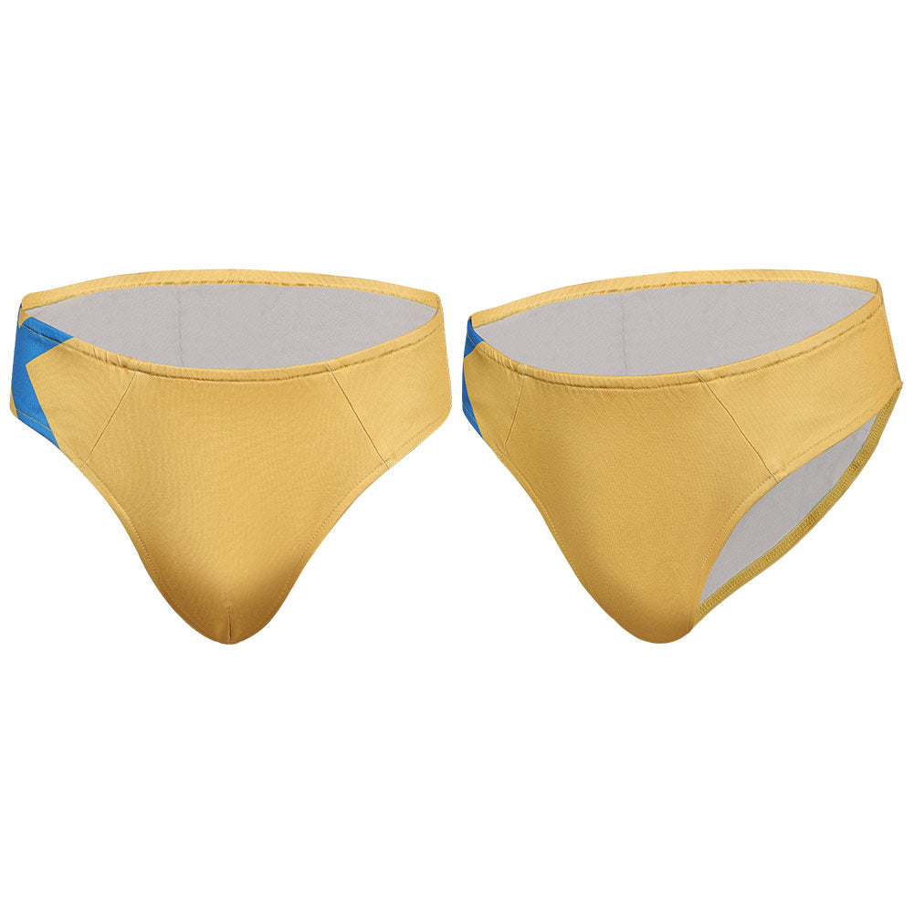 Iron Fist Maillot de Bain Jaune Cosplay Costume